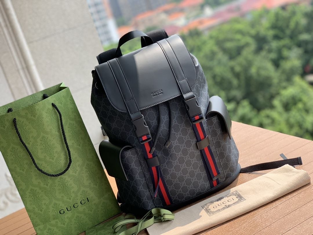 Guc1 GG Supreme Backpack Black image 1