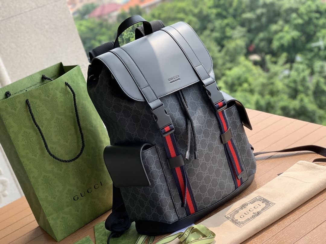 Guc1 GG Supreme Backpack Black image 2