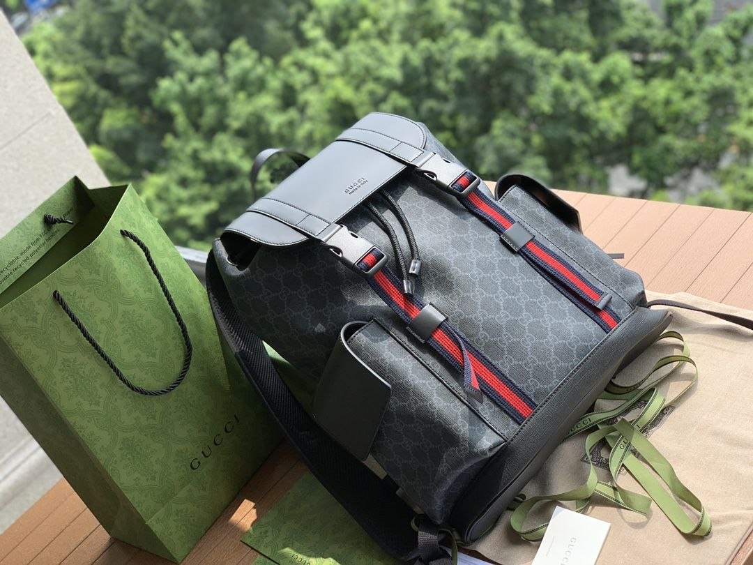 Guc1 GG Supreme Backpack Black image 5