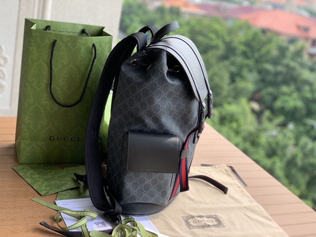Guc1 GG Supreme Backpack Black image 6