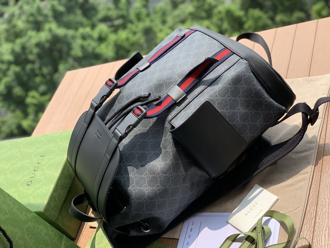 Guc1 GG Supreme Backpack Black image 7