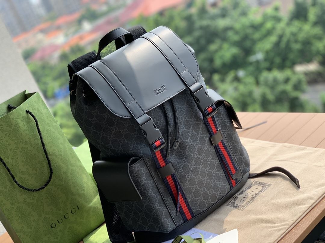 Guc1 GG Supreme Backpack Black image 8