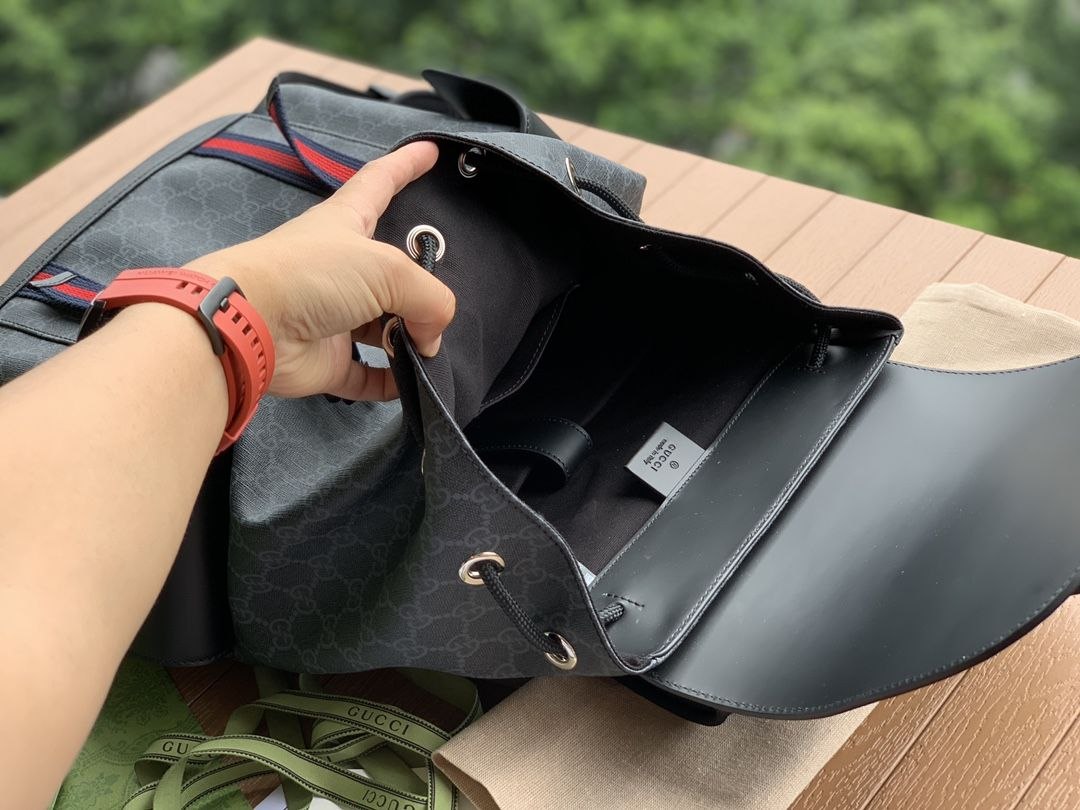 Guc1 GG Supreme Backpack Black image 9