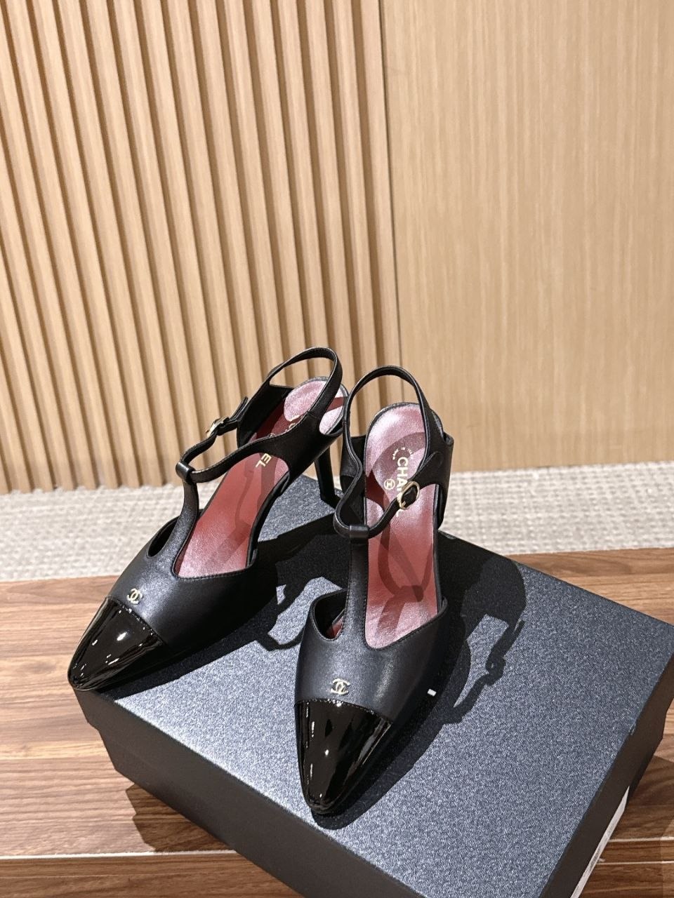 Chane1 Two-Tone Slingback Heels image 2