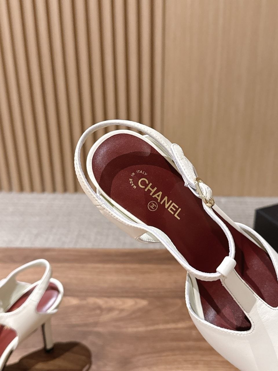 Chane1 Two-Tone Slingback Heels image 7