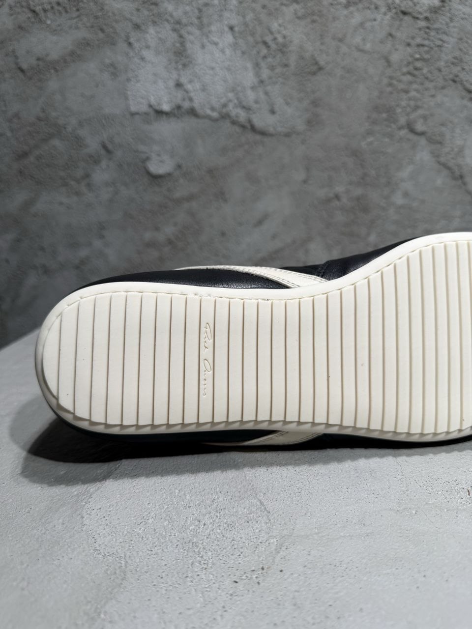 R1ck Ow3ns 2025SS Low-Top Black-Cream image 6