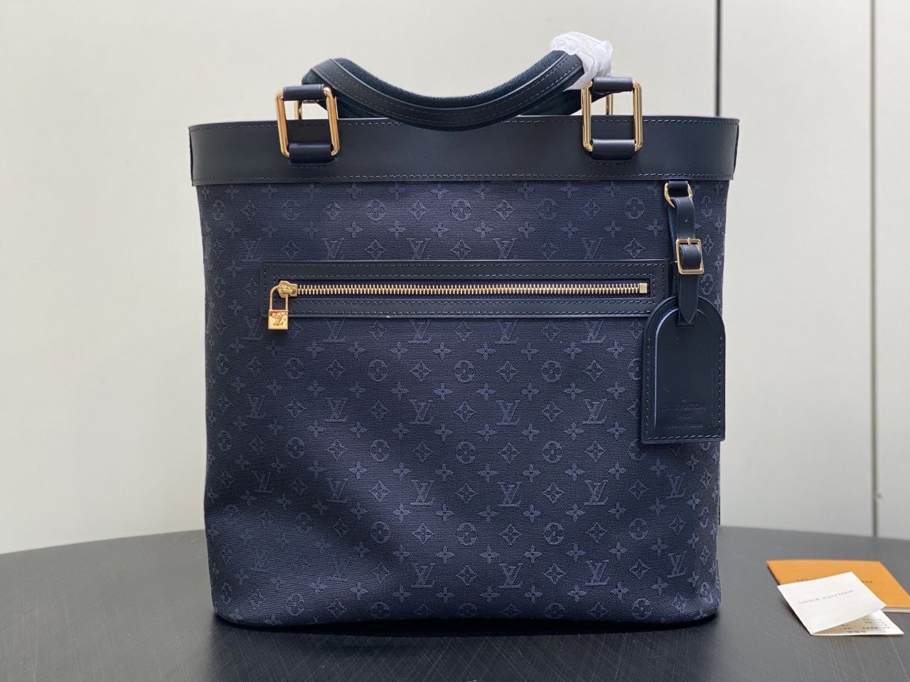 1V Lucille Tote Dark Blue Denim