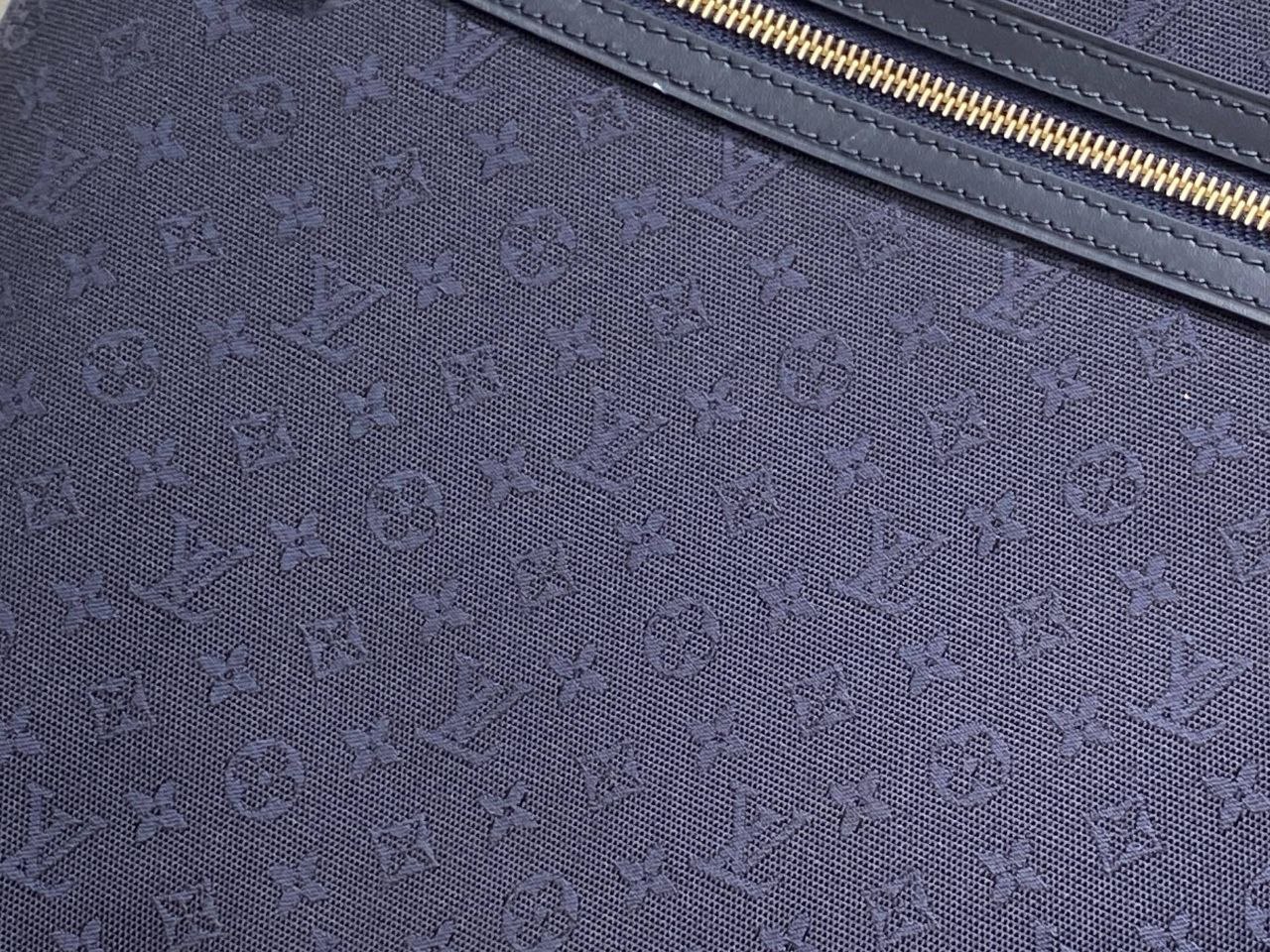 1V Lucille Tote Dark Blue Denim image 8