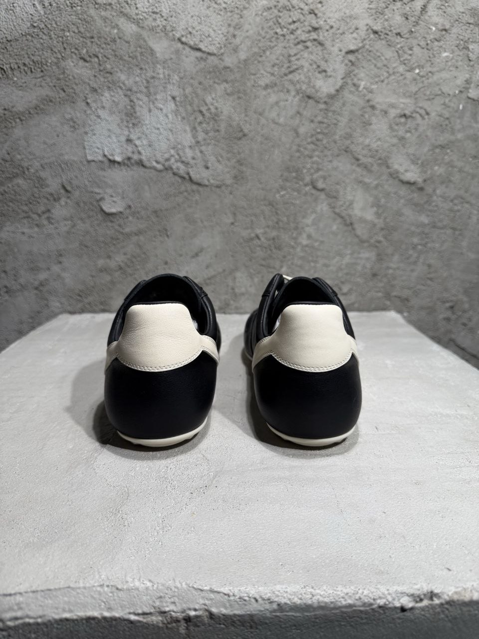 R1ck Ow3ns 2025SS Low-Top Black-Cream image 7