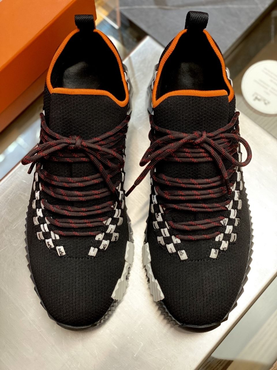 H3rmes Lift Knit Black-Orange image 1