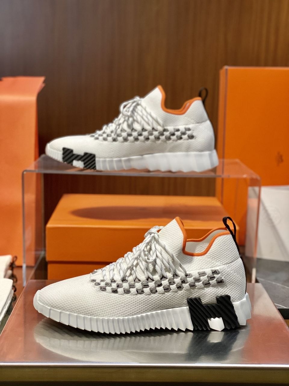 H3rmes Lift Knit Black-Orange image 6