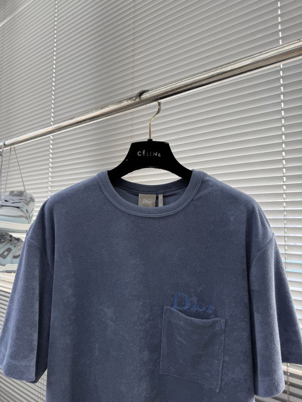 D1or Terry Cotton Tee Blue image 2