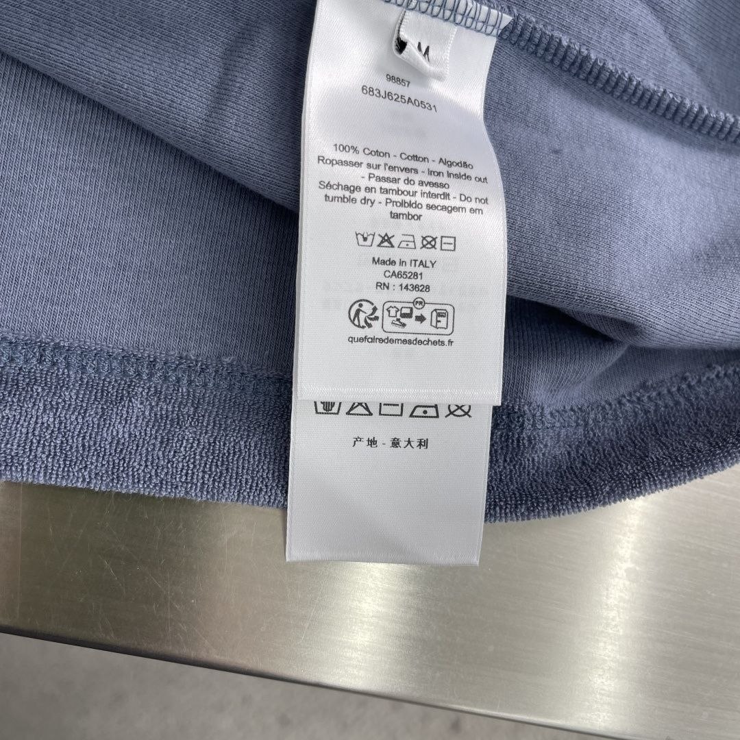 D1or Terry Cotton Tee Blue image 6