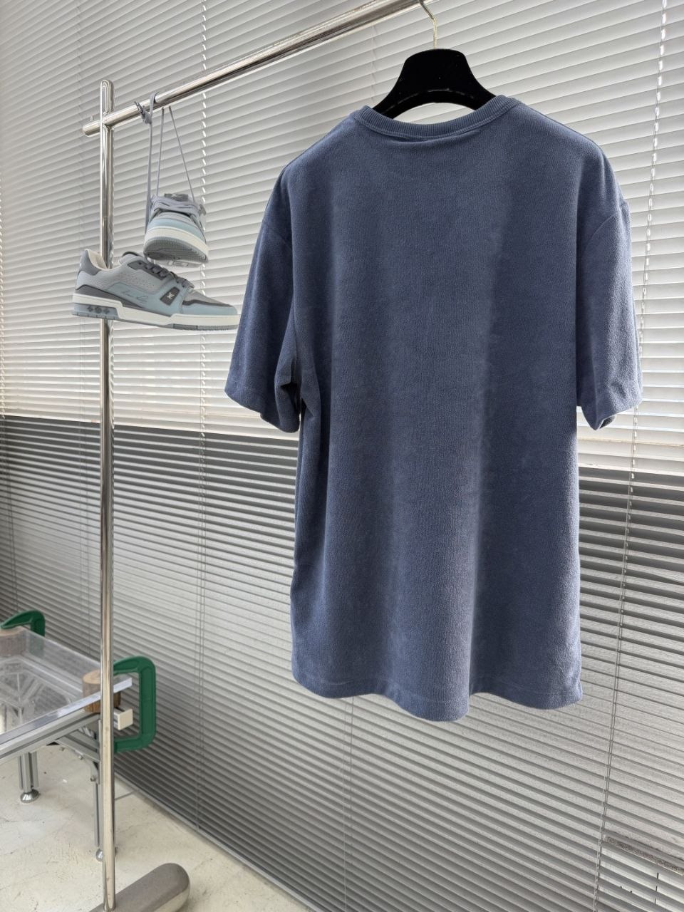 D1or Terry Cotton Tee Blue image 7