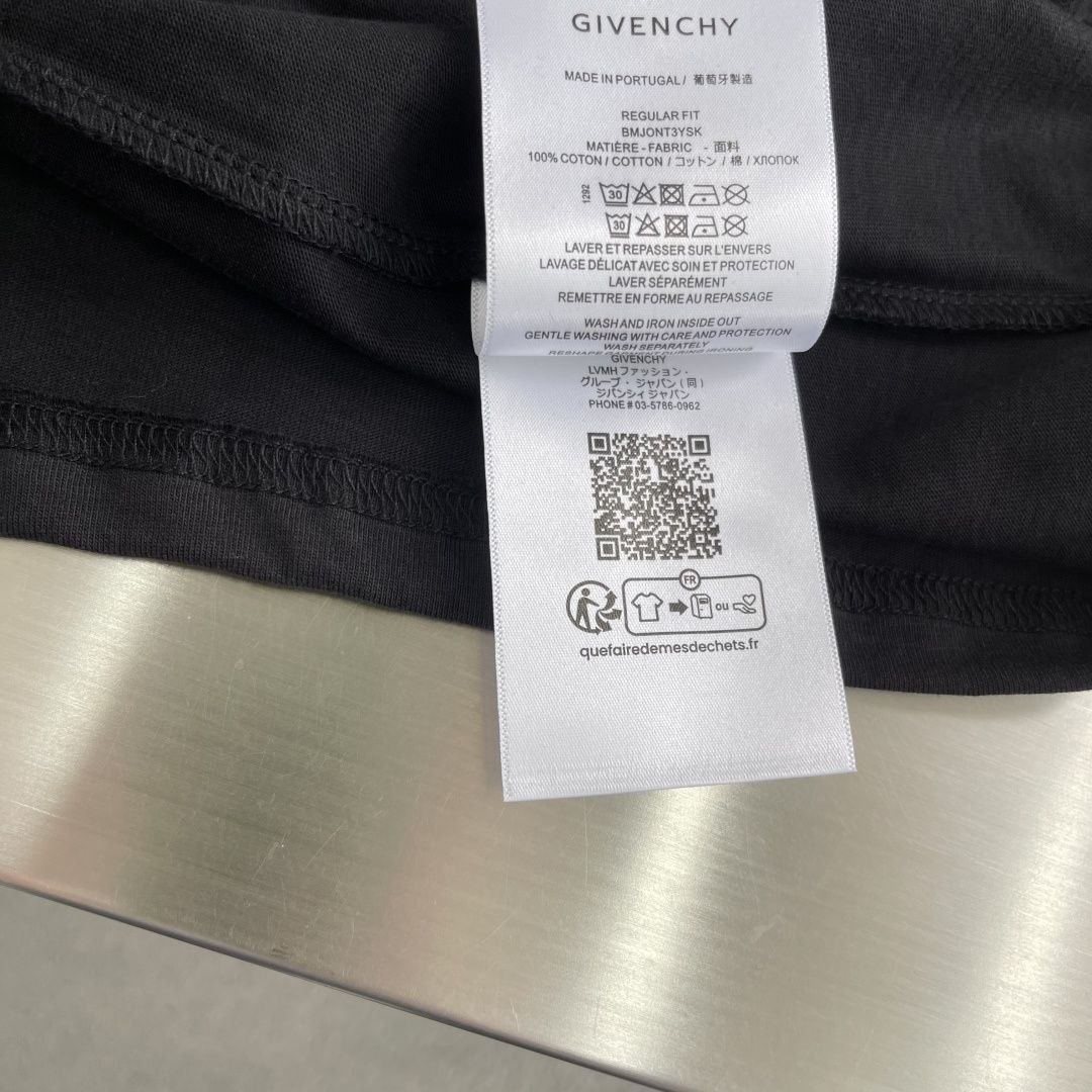 G1venchy Distressed Logo Tee Black image 8