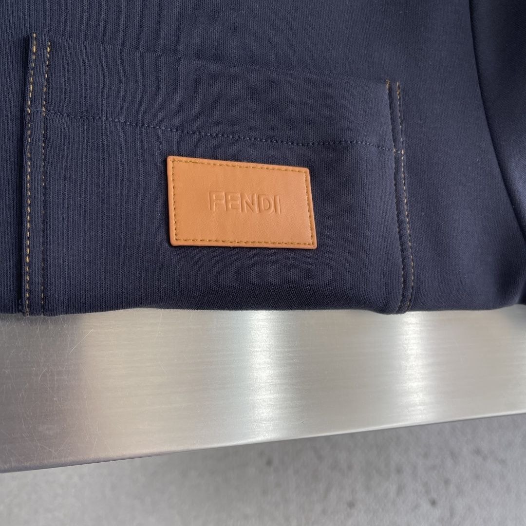 F3nd1 Pocket Tee Navy image 8