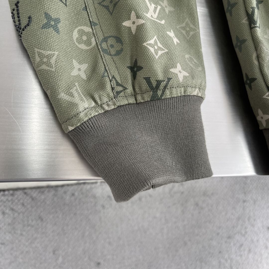 1V Monogram Jacquard Hooded Jacket image 6