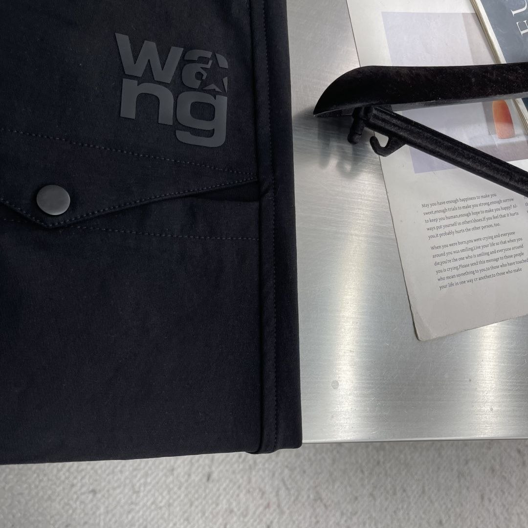 Al3x W@ng Utility Cargo Pants Black image 5