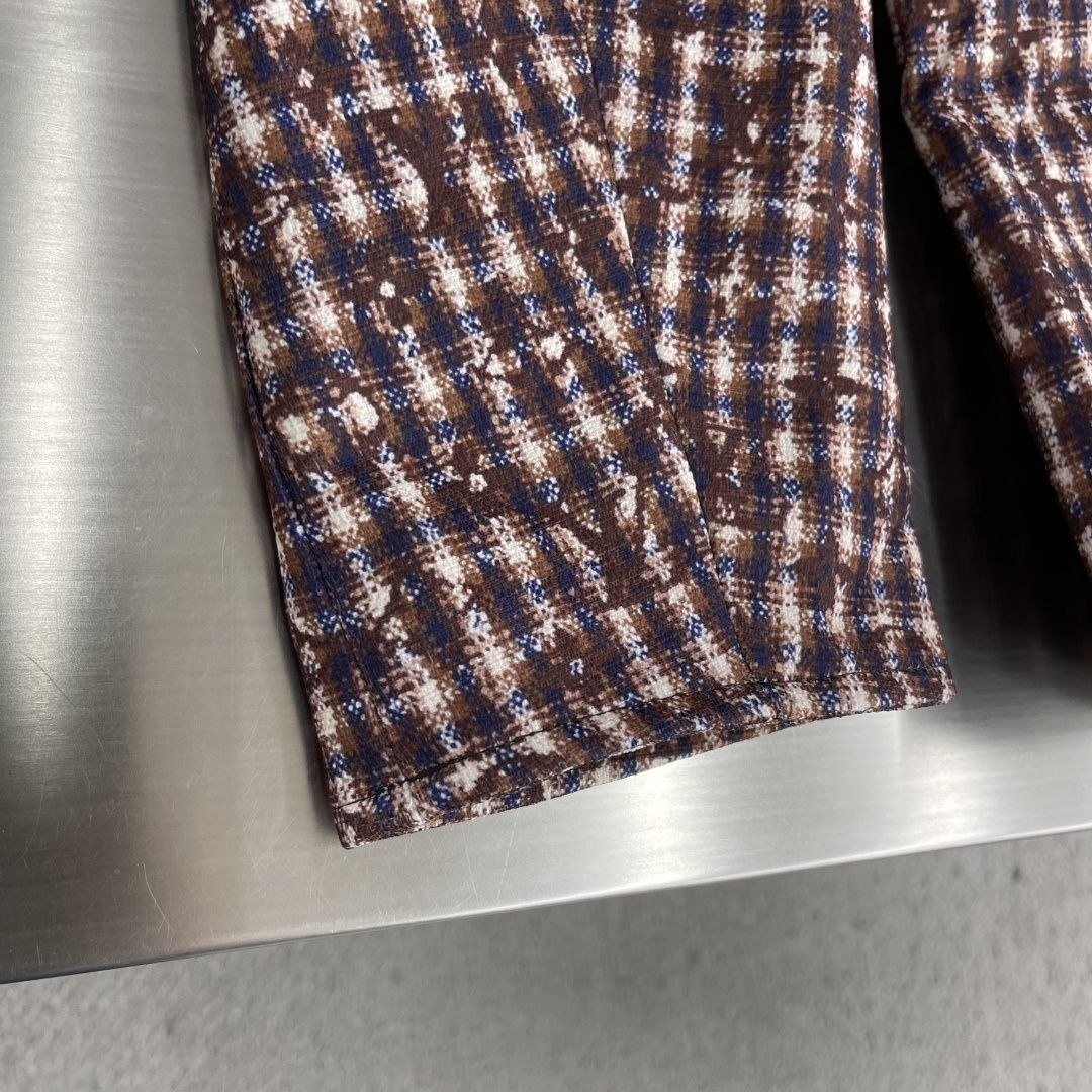 1V Damier Open-Knit Cardigan Beige image 6