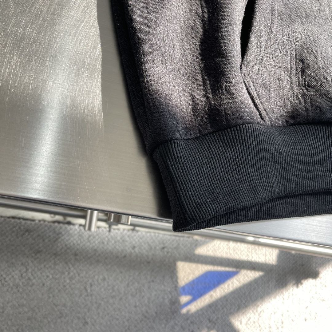 D1or Oblique Jacquard Hoodie Navy image 2