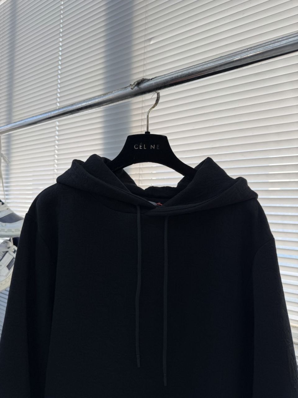 D1or Oblique Jacquard Hoodie Navy image 5