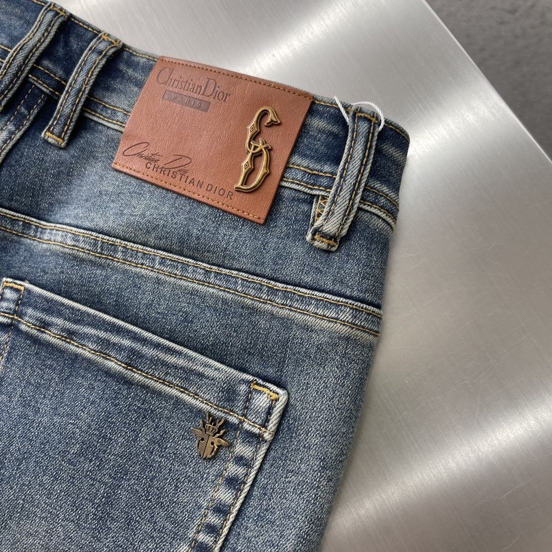 D1or Straight-Leg Jeans Blue