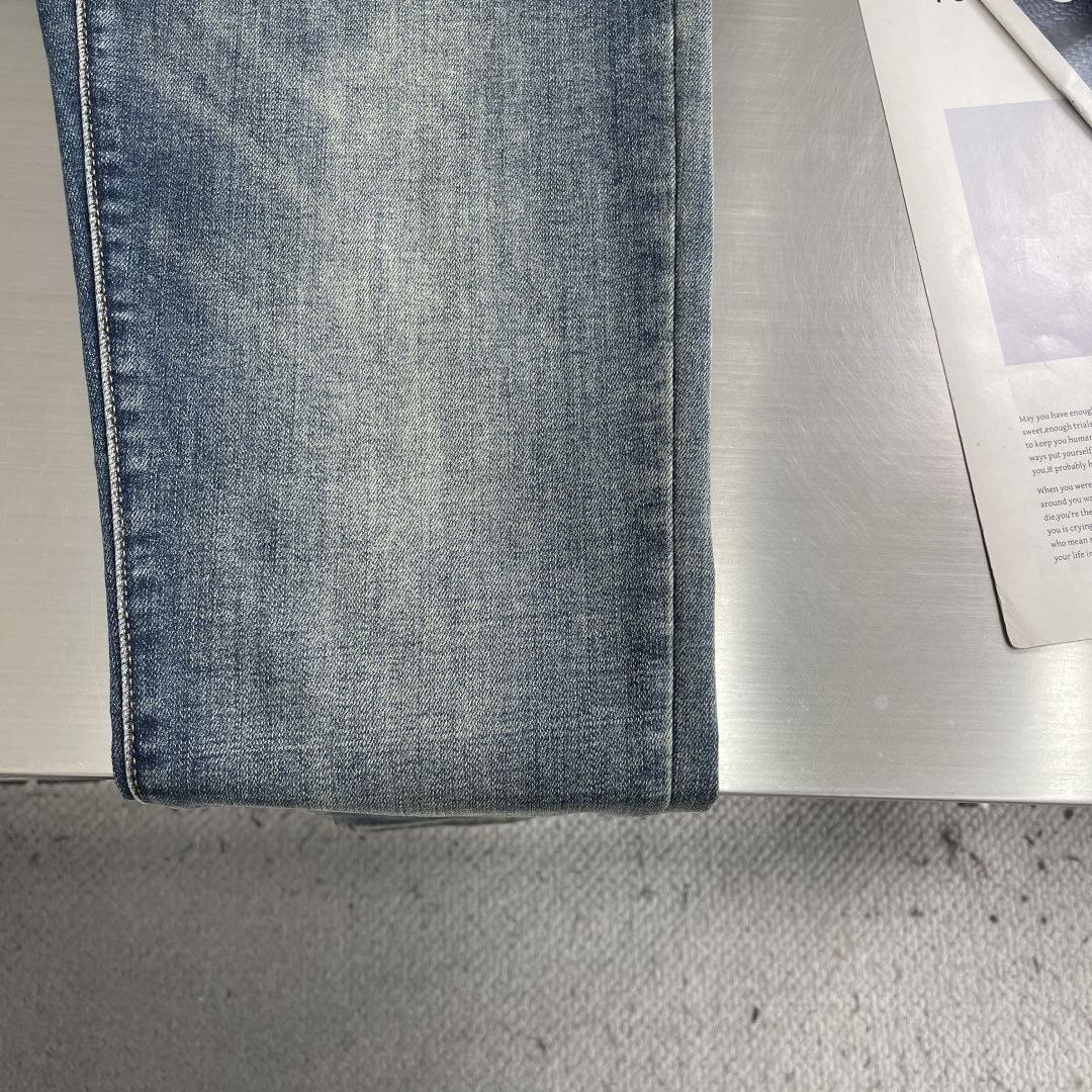 D1or Straight-Leg Jeans Blue image 3