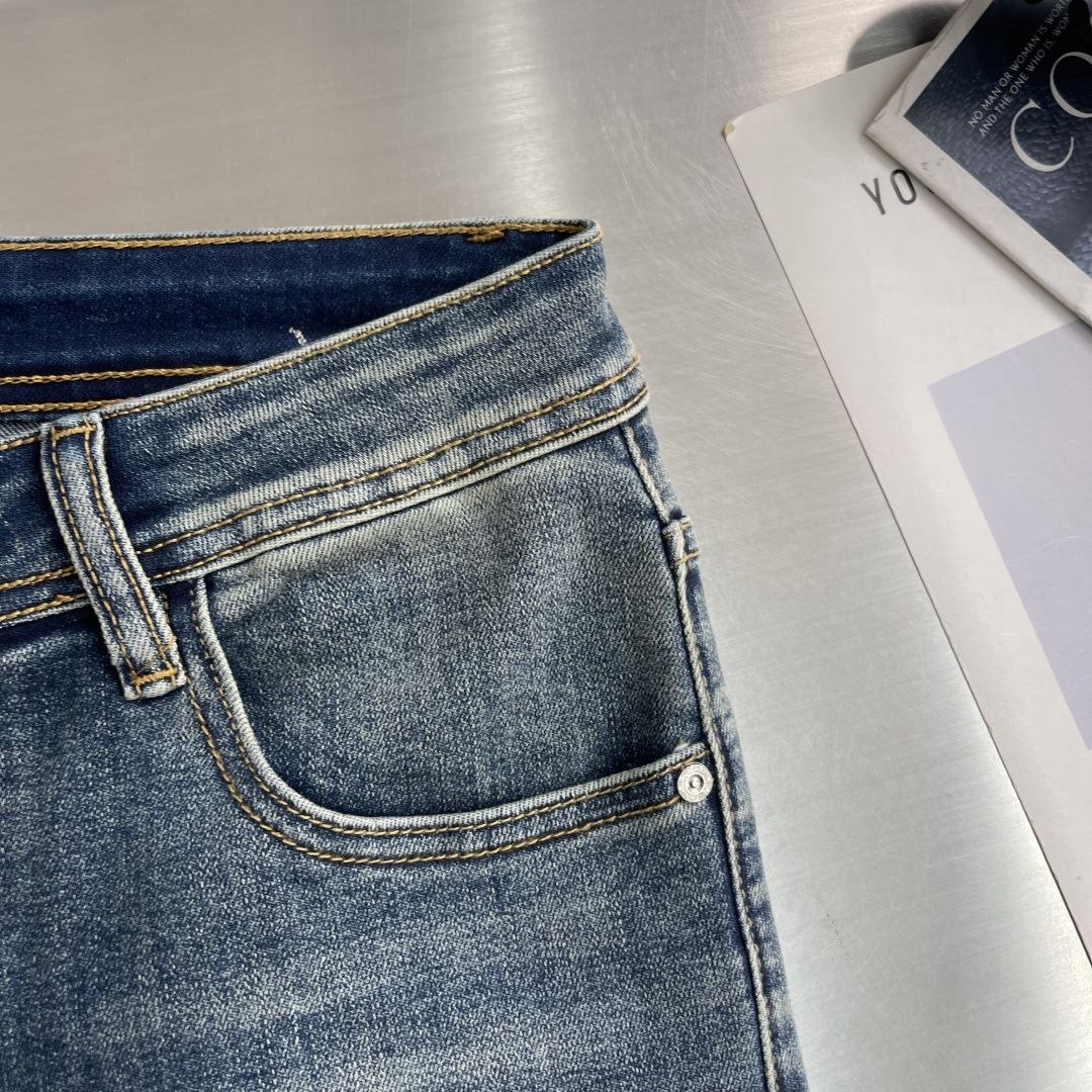 D1or Straight-Leg Jeans Blue image 4
