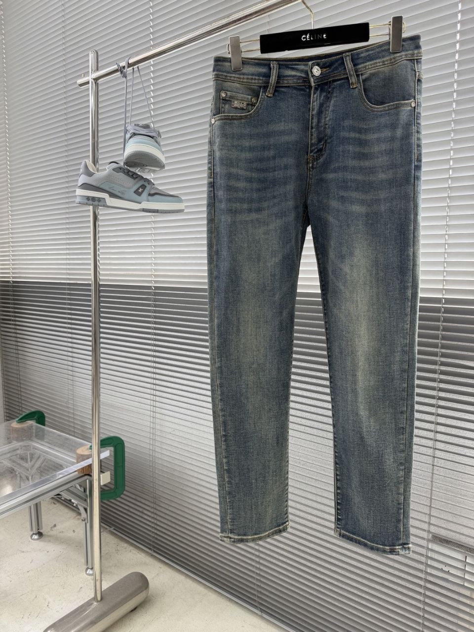 D1or Straight-Leg Jeans Blue image 7
