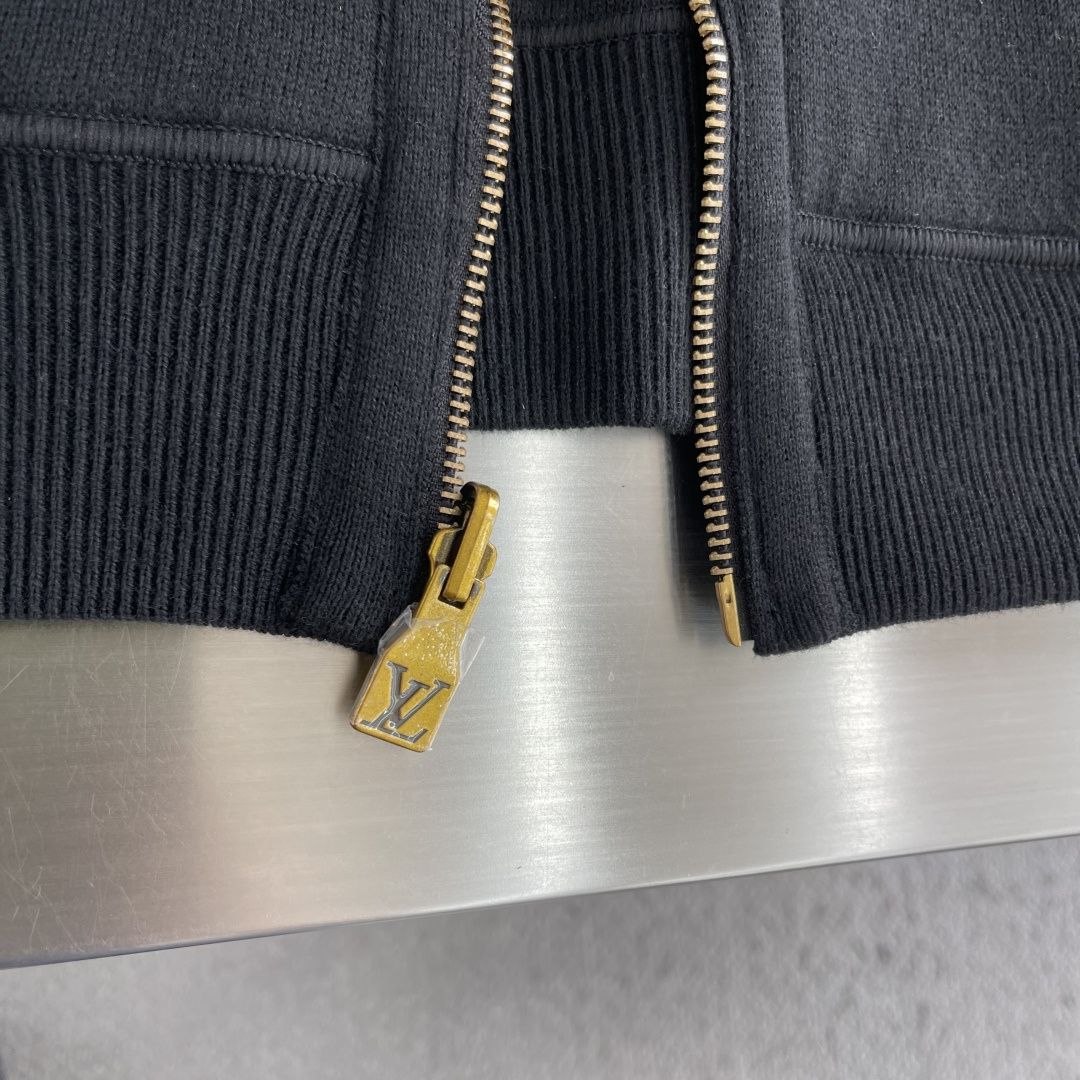 1V Reversible Hooded Jacket Black-Monogram image 5