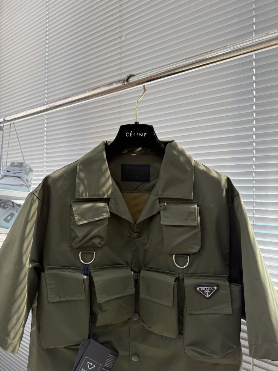 Pr@da Utility Shirt Olive