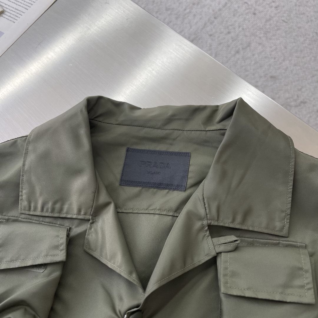 Pr@da Utility Shirt Olive image 7