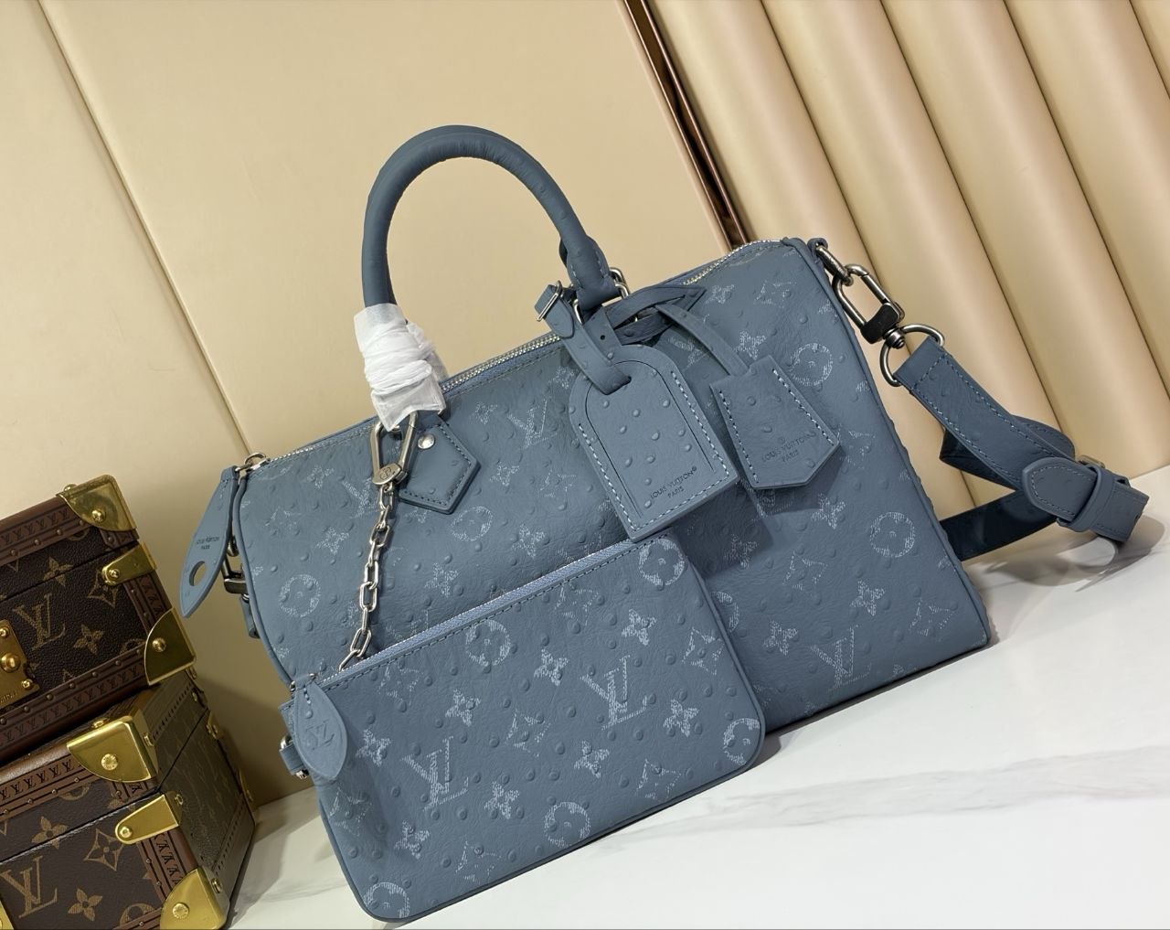 1V Speedy Bandouliere 30 Blue-Grey