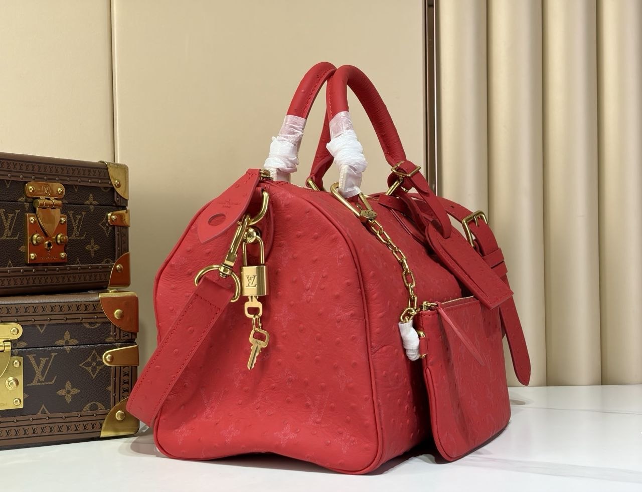 1V Speedy Bandouliere 30 Rose Red