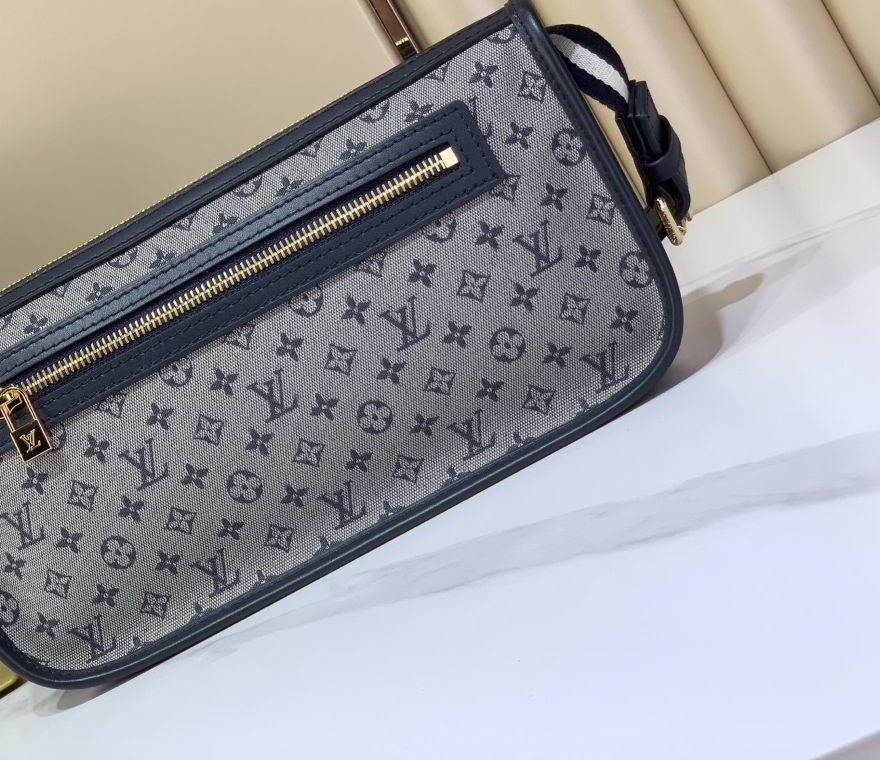 1V Lucille Vintage Denim Tote