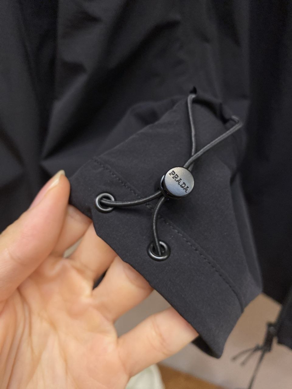 Pr@da Letter-Print Hooded Jacket image 5