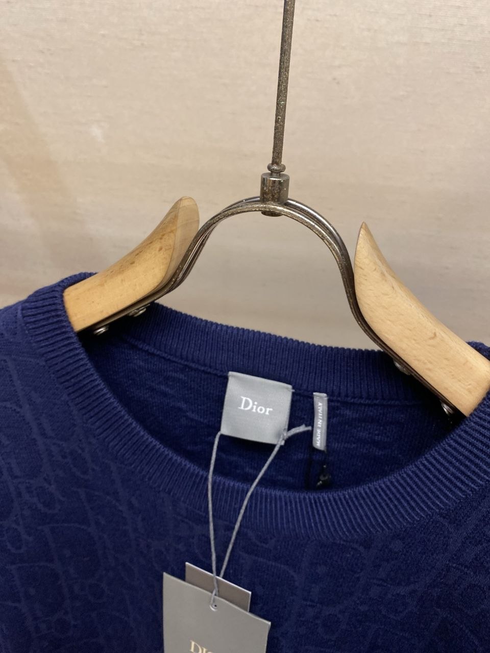 D1or Full Jacquard Round-Neck Sweater image 8