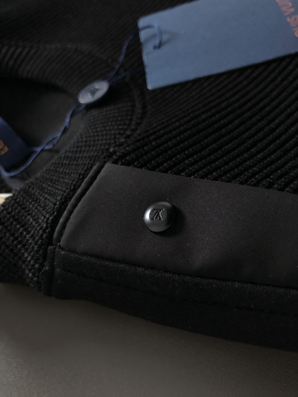 1V Monogram Sweater — Black image 8