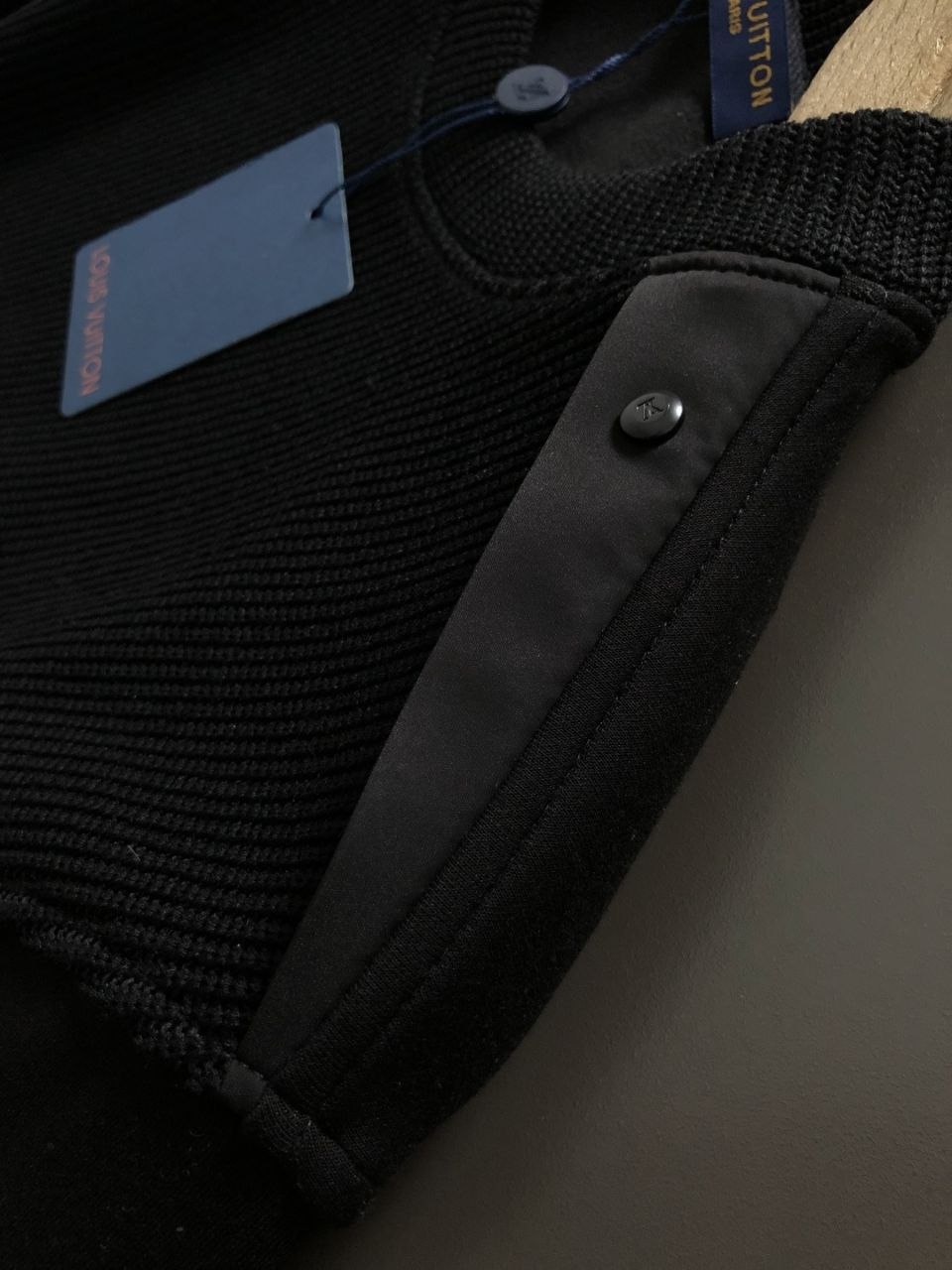 1V Monogram Sweater — Black image 9
