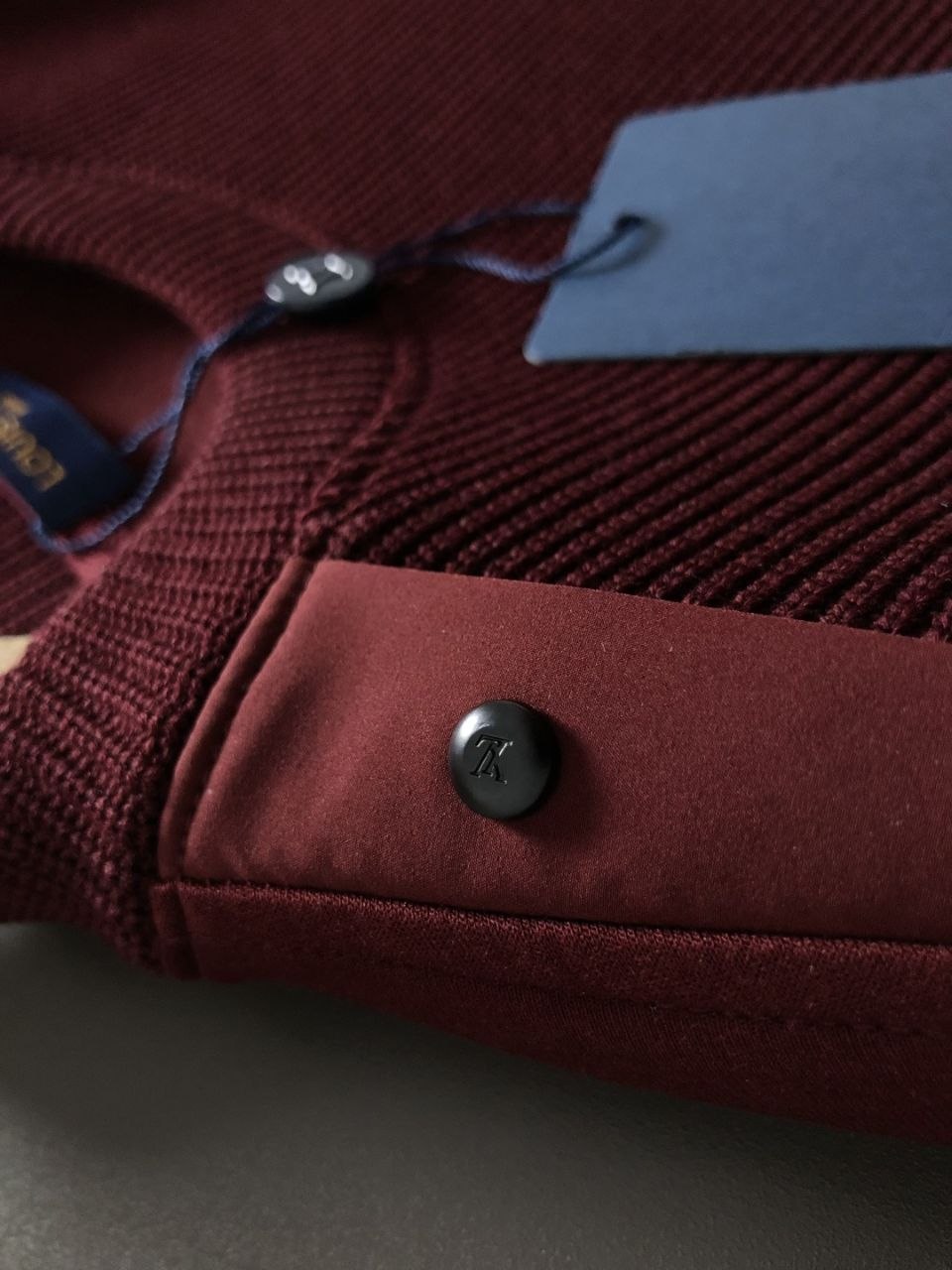 1V Monogram Sweater — Red image 6