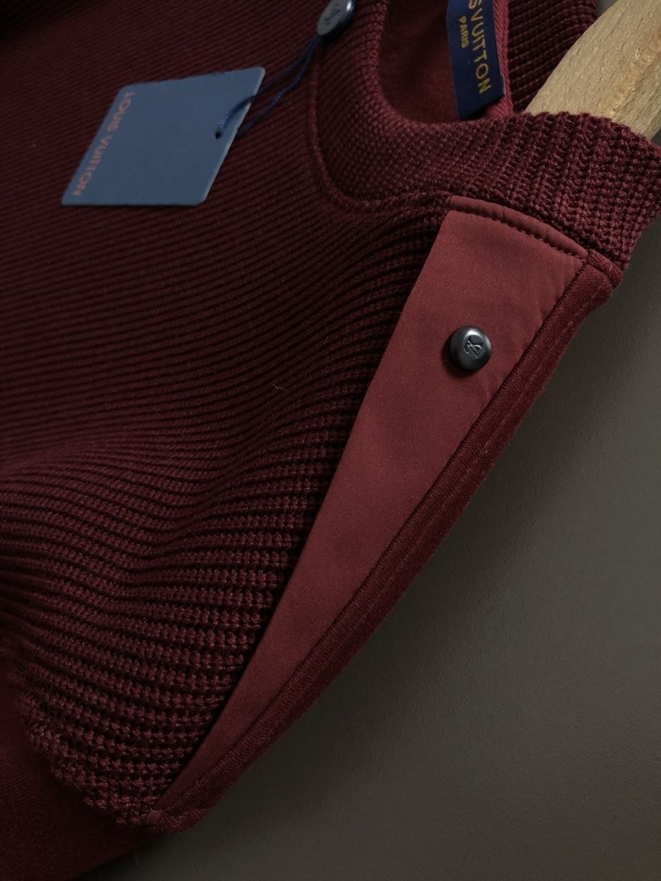 1V Monogram Sweater — Red image 7