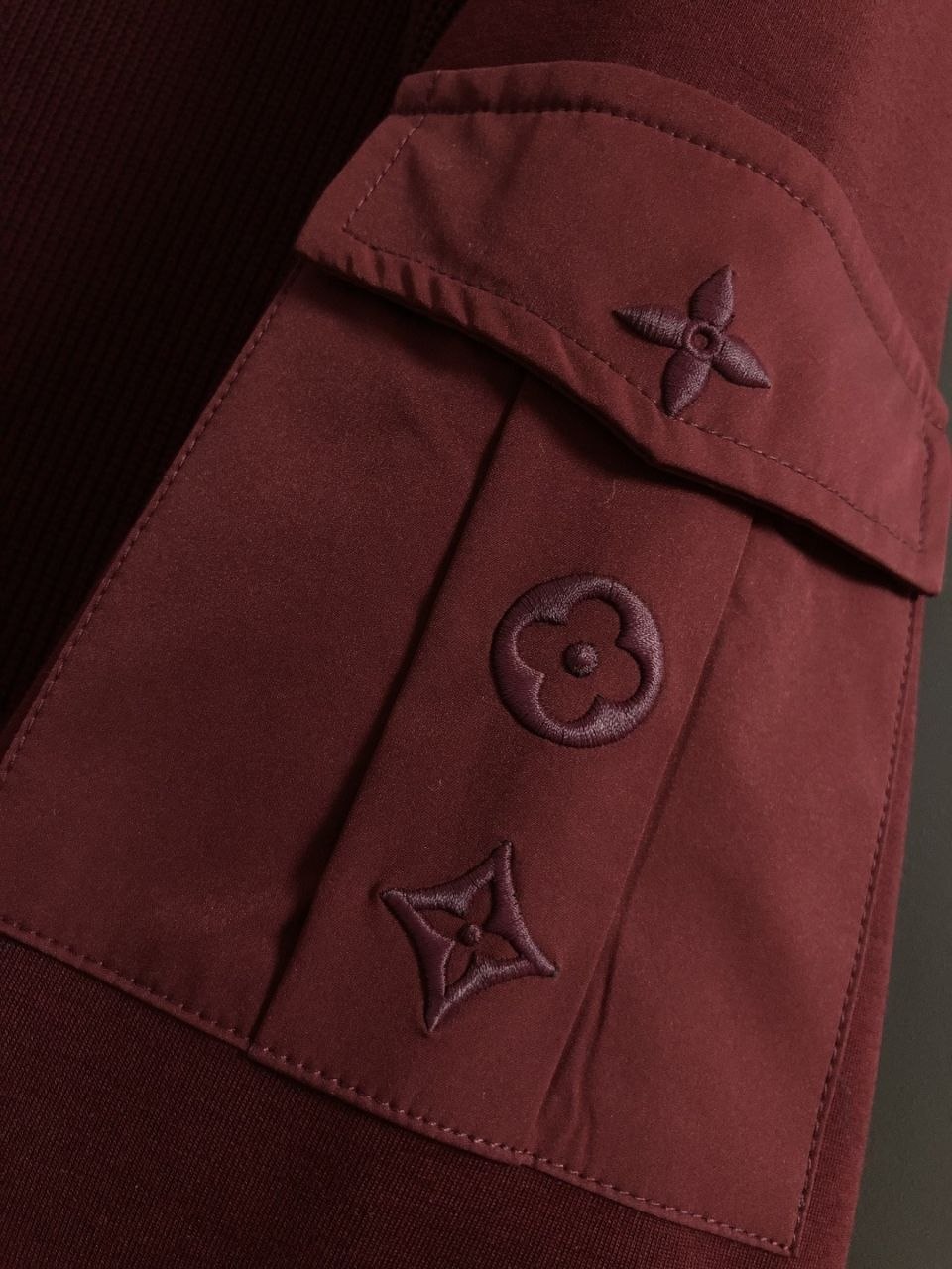 1V Monogram Sweater — Red image 8