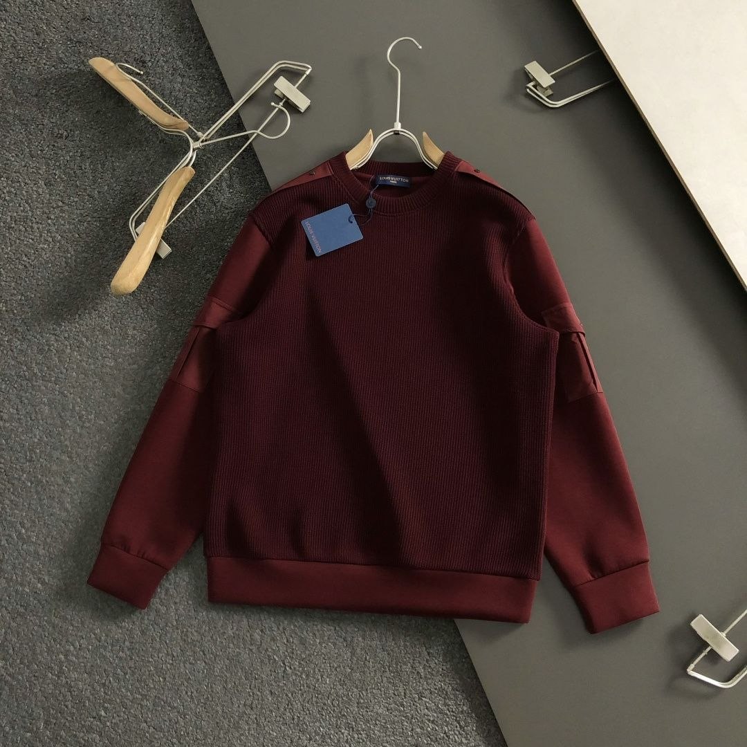 1V Monogram Sweater — Red image 9