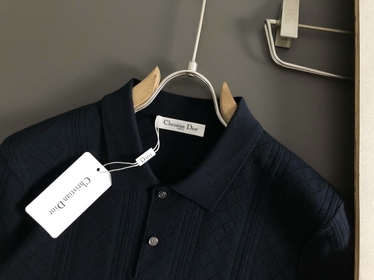 D1or Polo T-Shirt — Black