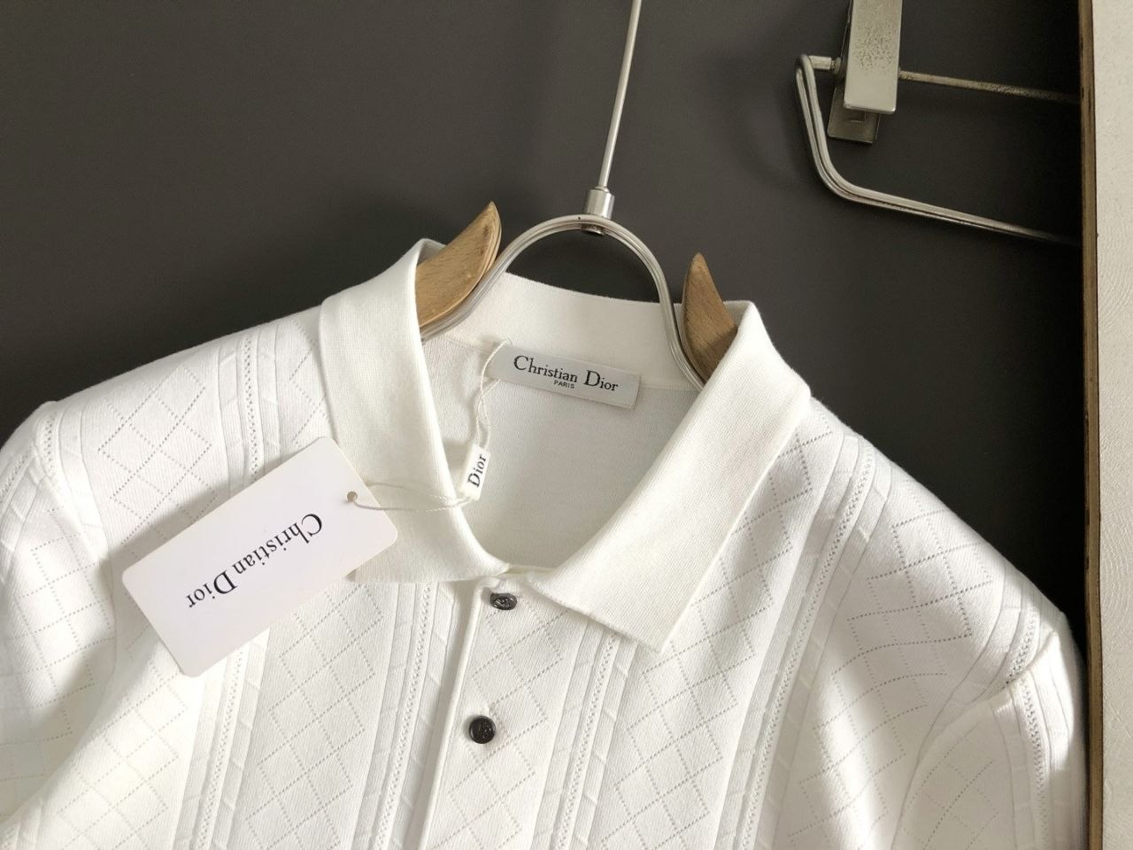 D1or Polo T-Shirt — Beige-Coffee-Wine image 7