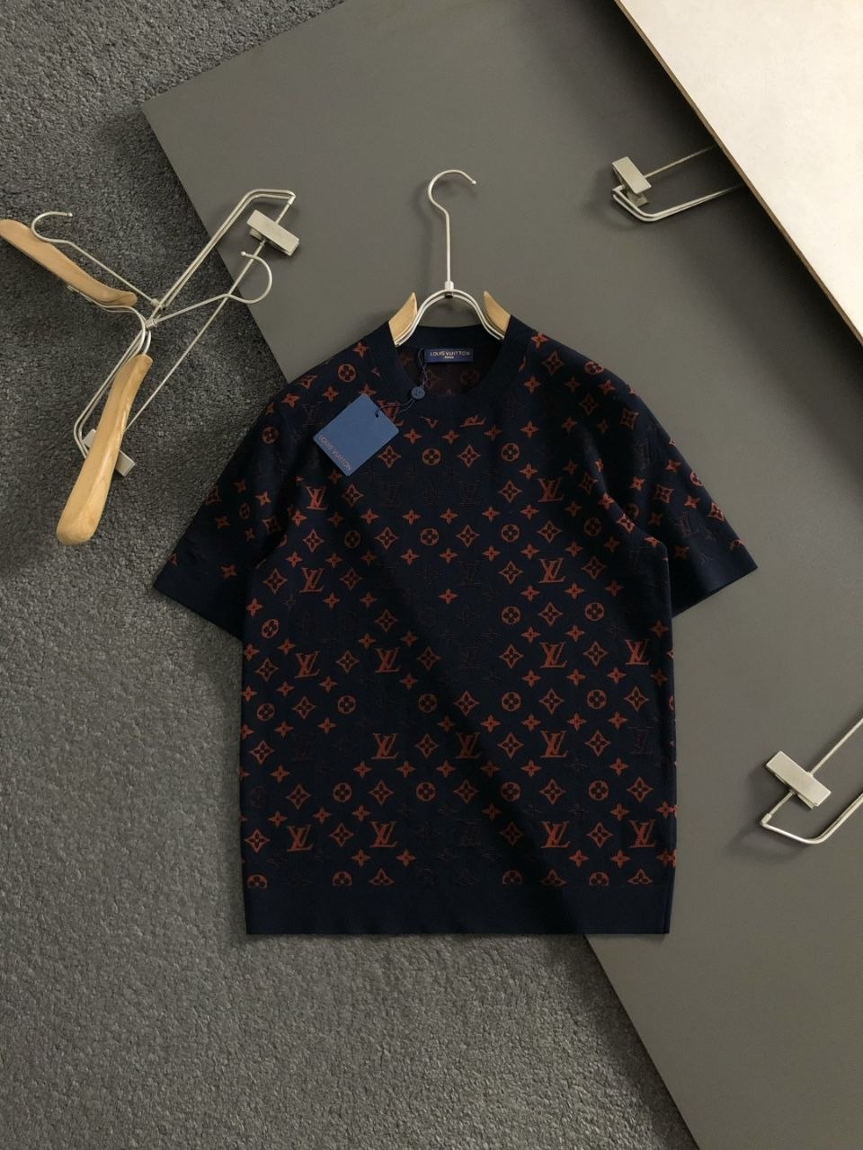 1V Wool Sweater-Tee — Black image 3