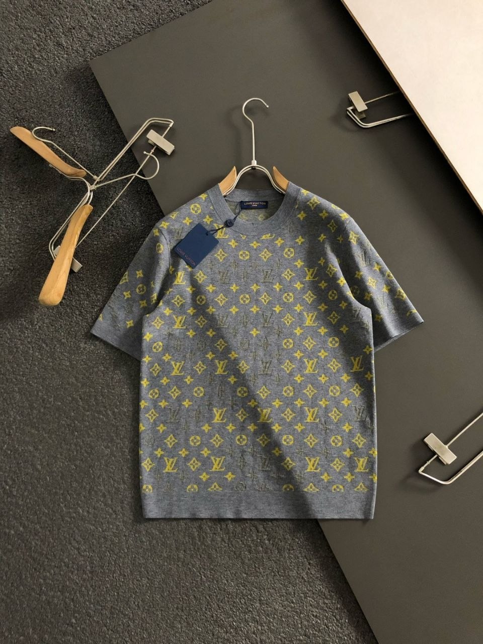 1V Wool Sweater-Tee — Grey image 2