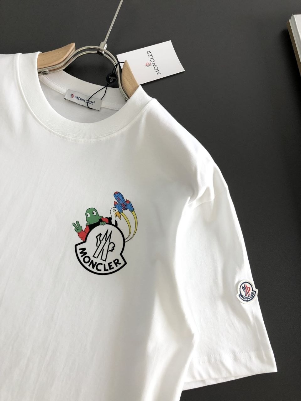 M0ncl3r Printed Round-Neck Tee image 7