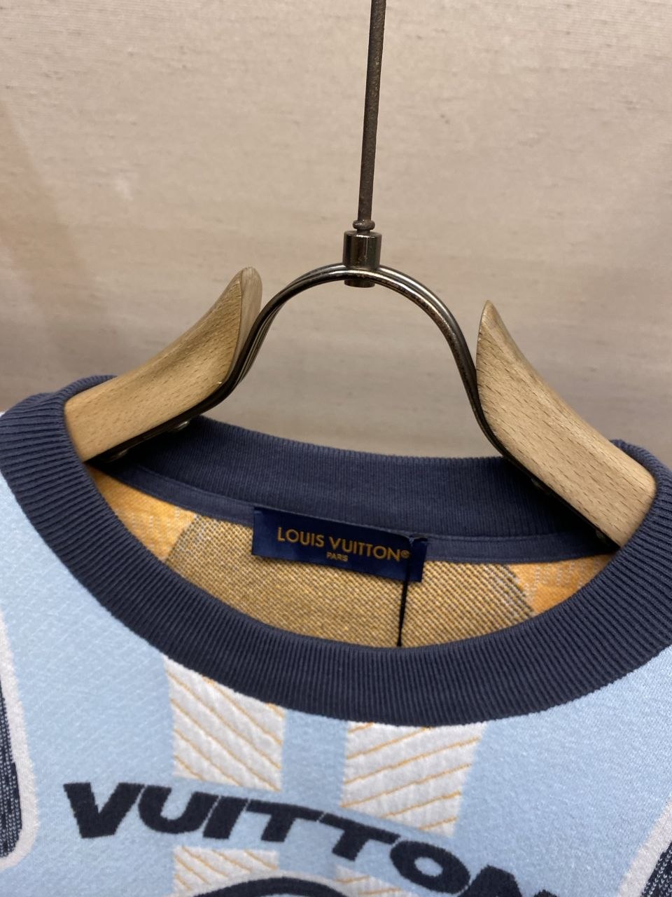 1V SKI Jacquard Check-Quilted Knit Sweater image 9