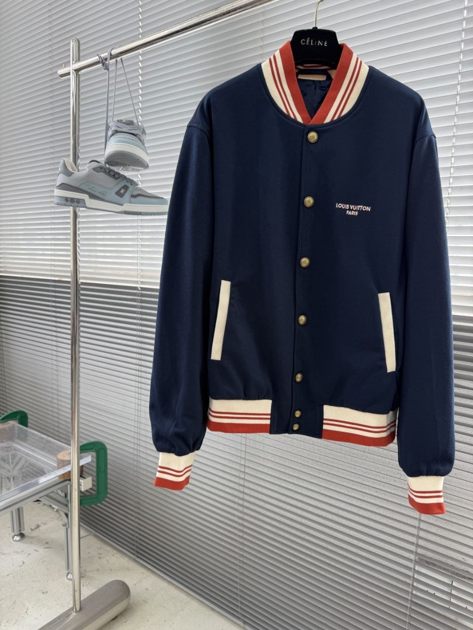 1V 26FW Embroidered Baseball Jacket